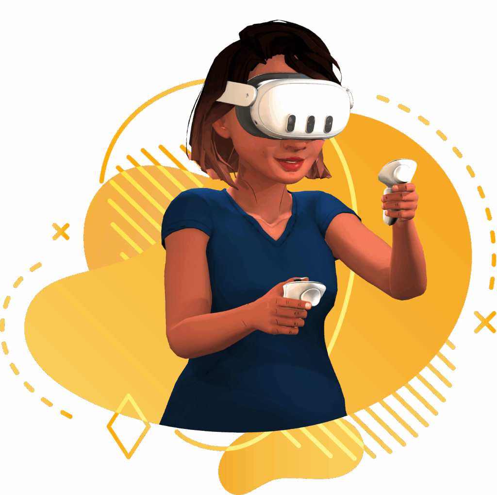 Julia avec Casque VR